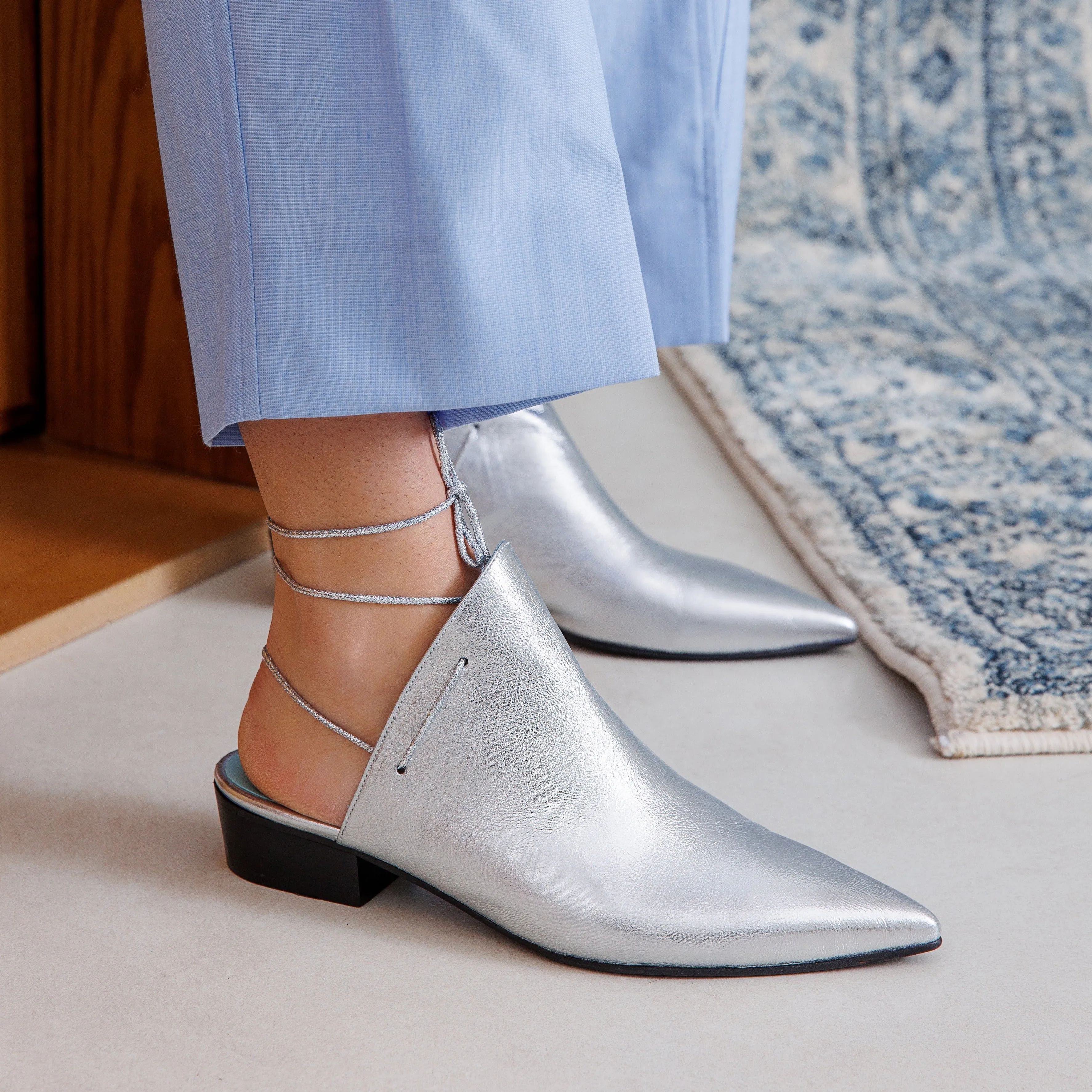 Nawa silver sandal