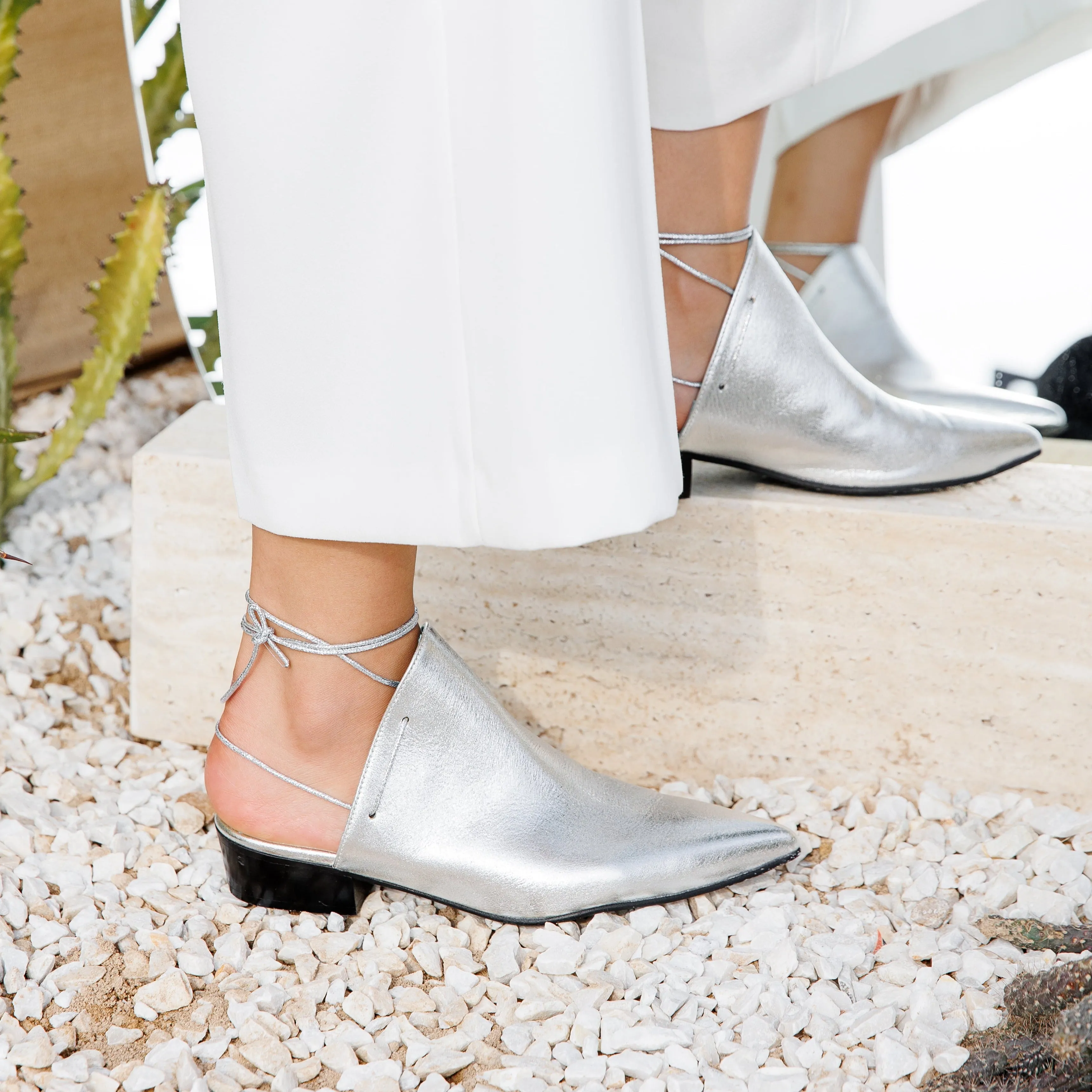 Nawa silver sandal