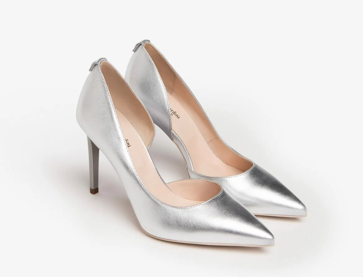 Nerogiardini silver shoes
