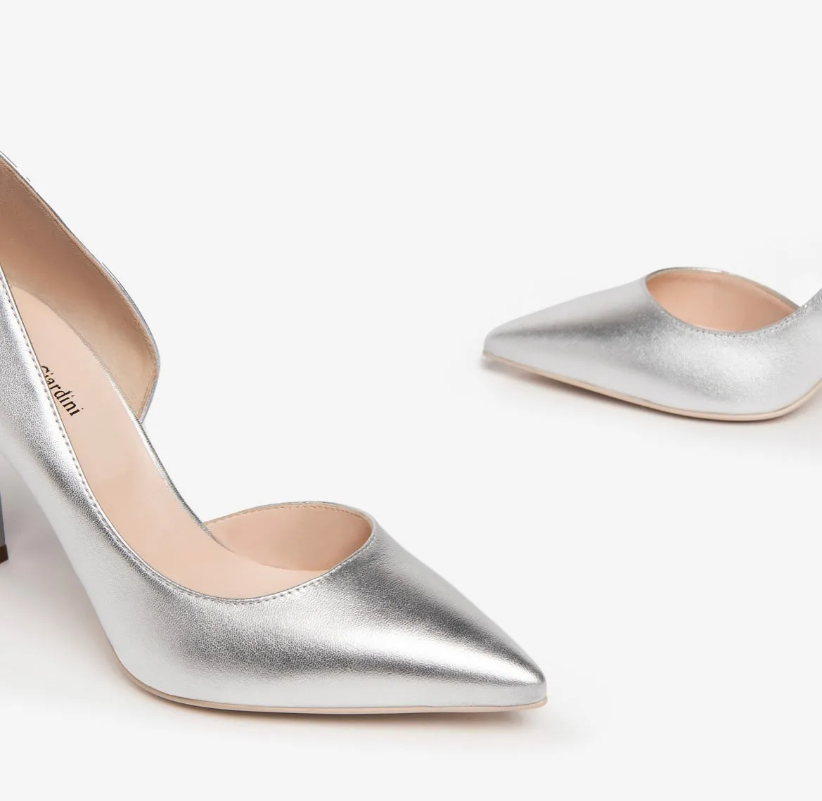 Nerogiardini silver shoes