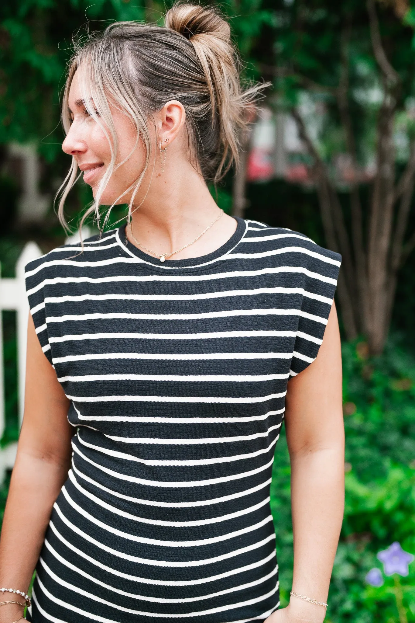 Never Better Striped Maxi Dress
