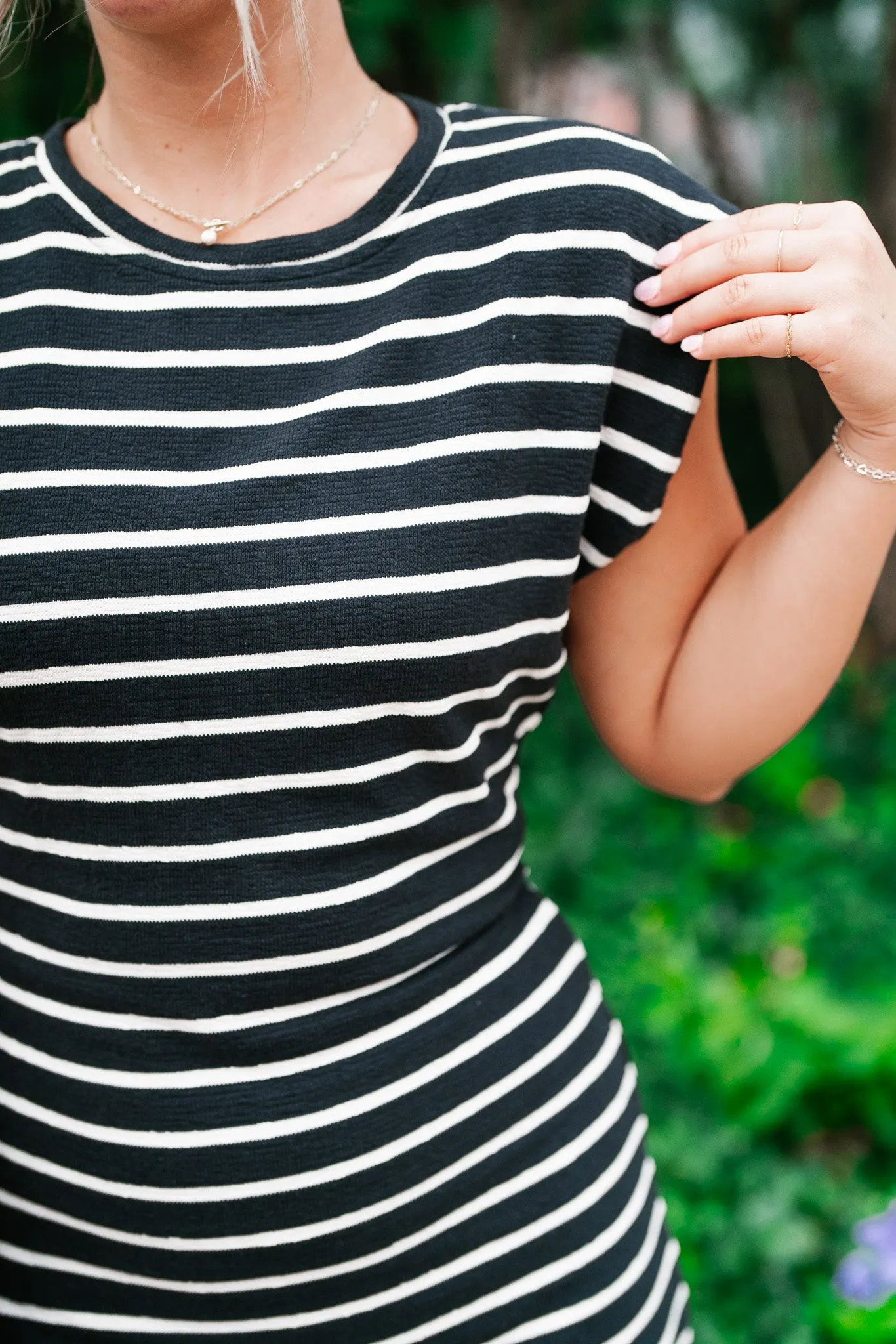 Never Better Striped Maxi Dress