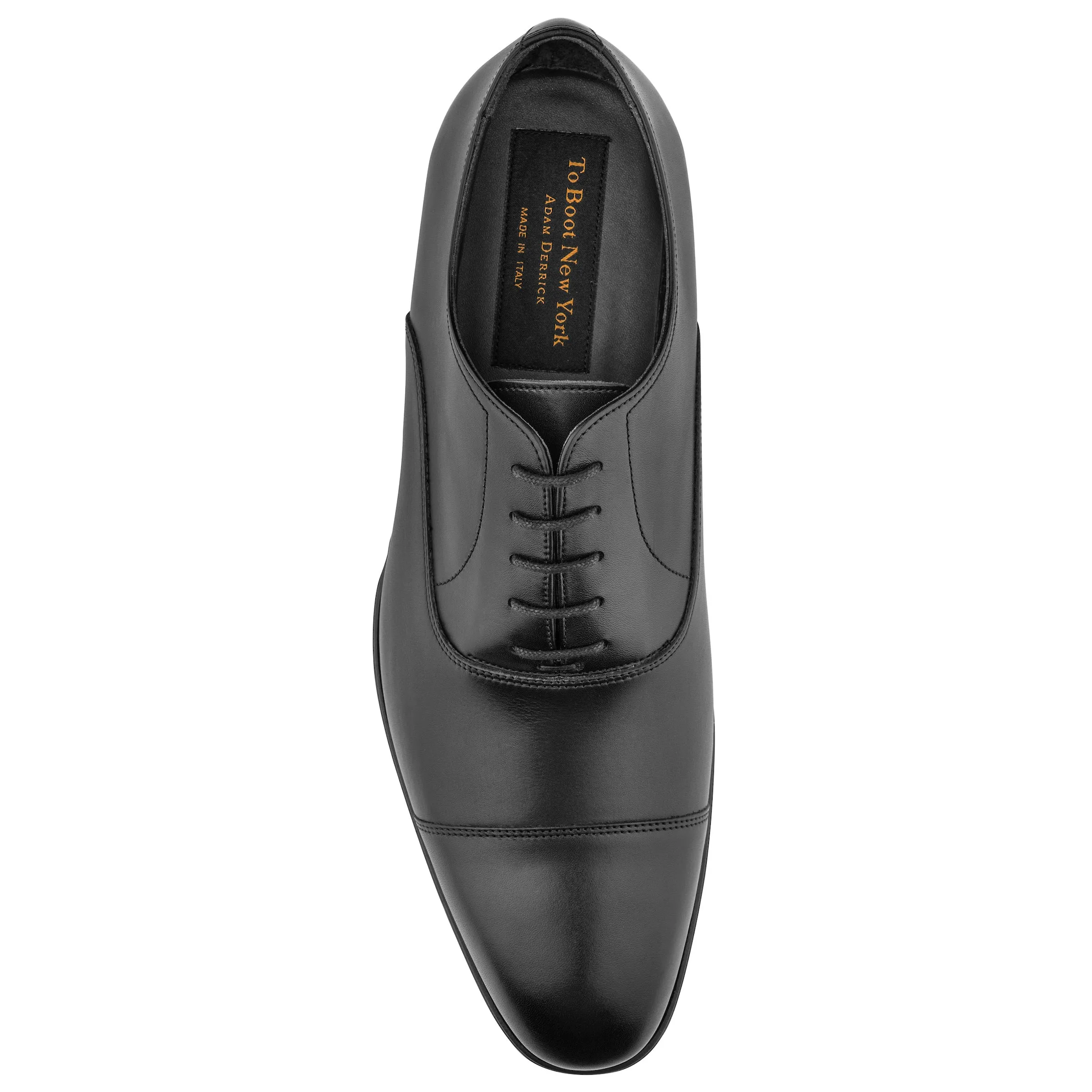 Nico Black Cap Toe Oxford