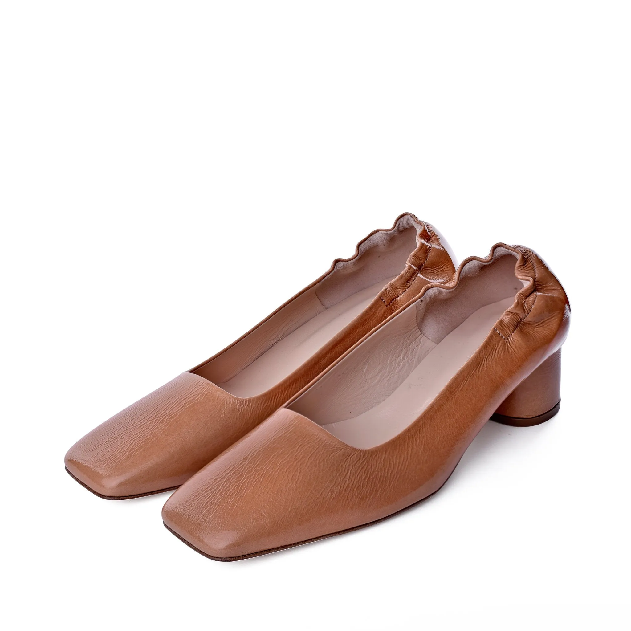 Nyoko Brick Soft Naplak Pumps