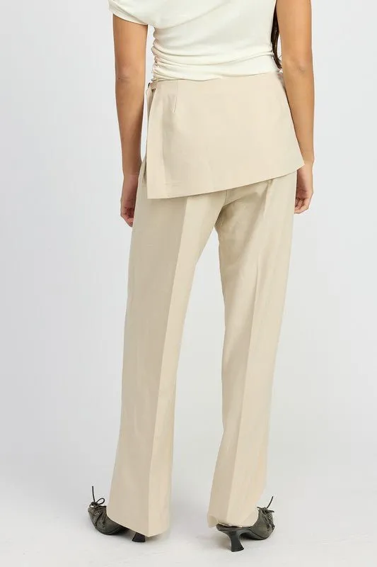 Pants With Skirt