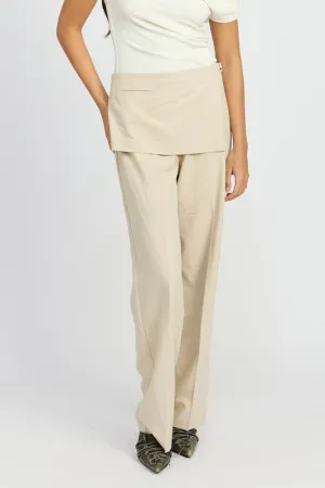 Pants With Skirt
