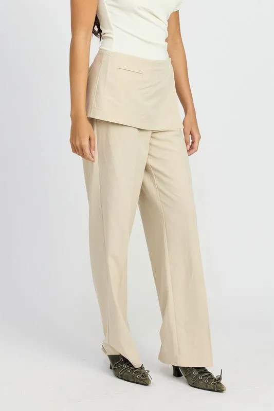 Pants With Skirt