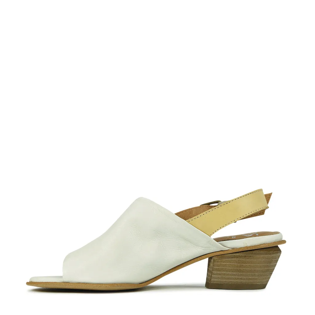 Paolo Leather Sling Back Sandals