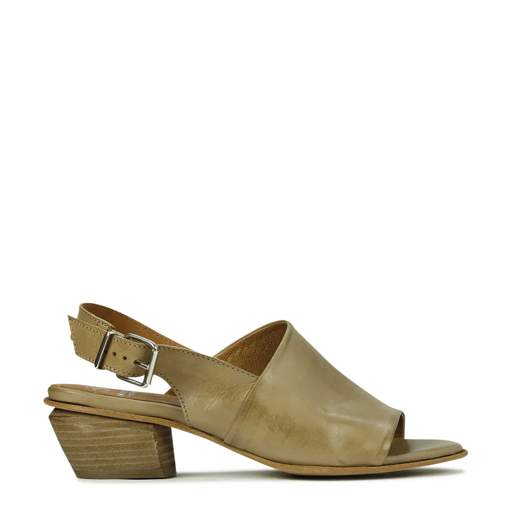 Paolo Leather Sling Back Sandals