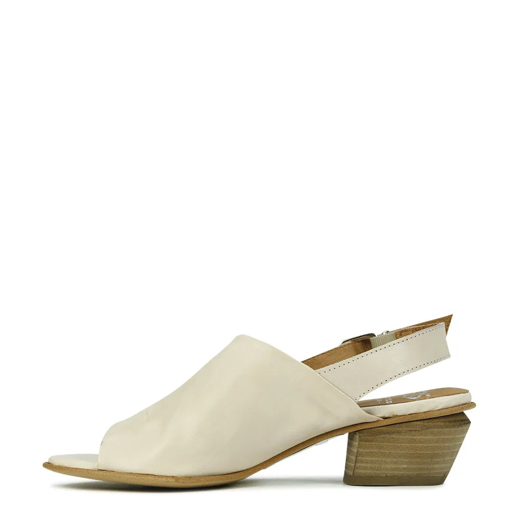 Paolo Leather Sling Back Sandals