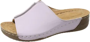 Platform Sandals Women Orthopedic Sandals Arch Support Summer Lightweight Sandals Wedge Slippers Damping Sole