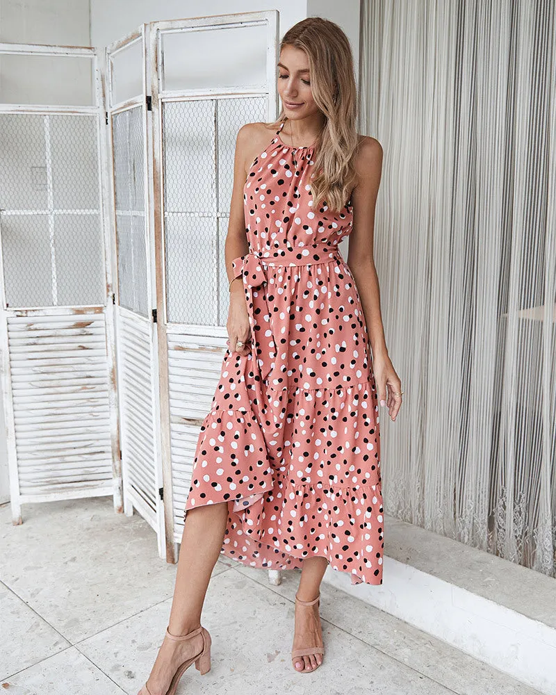 Polka Dots Maxi Dress