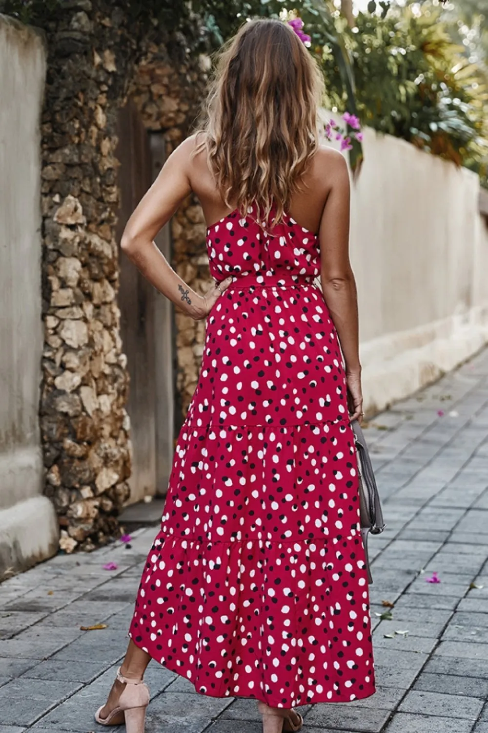 Polka Dots Maxi Dress