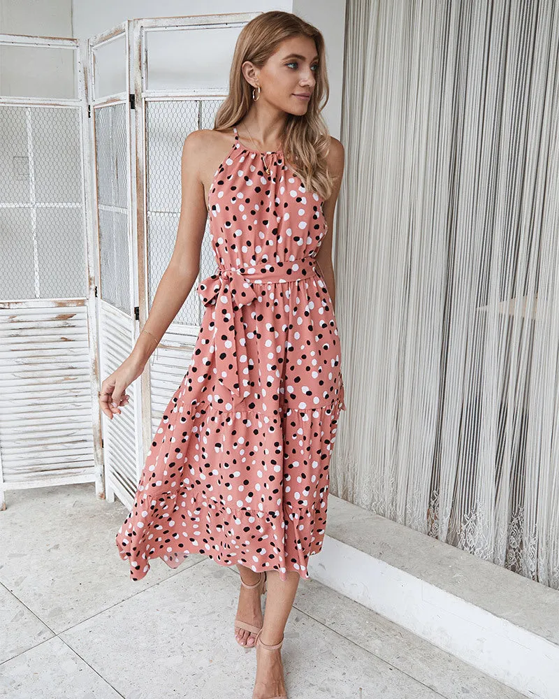 Polka Dots Maxi Dress