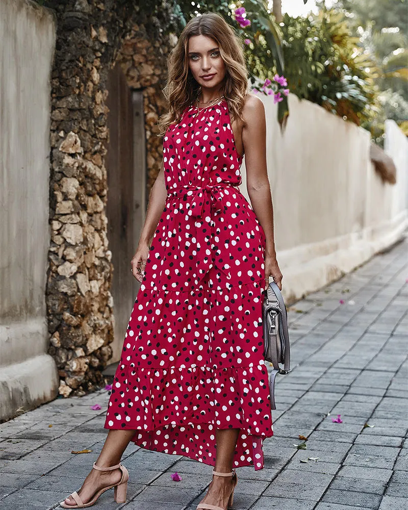 Polka Dots Maxi Dress