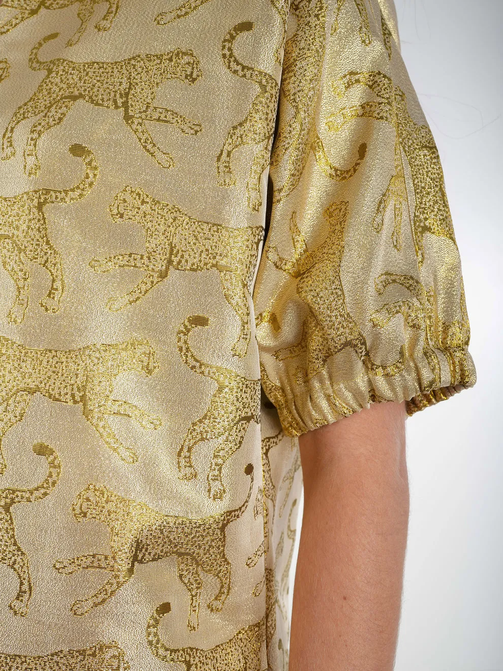 Poppy Dress - Jaguar Jacquard