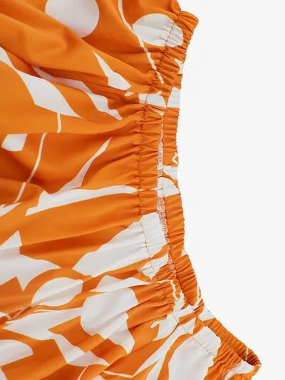 Printed Off-Shoulder Dress