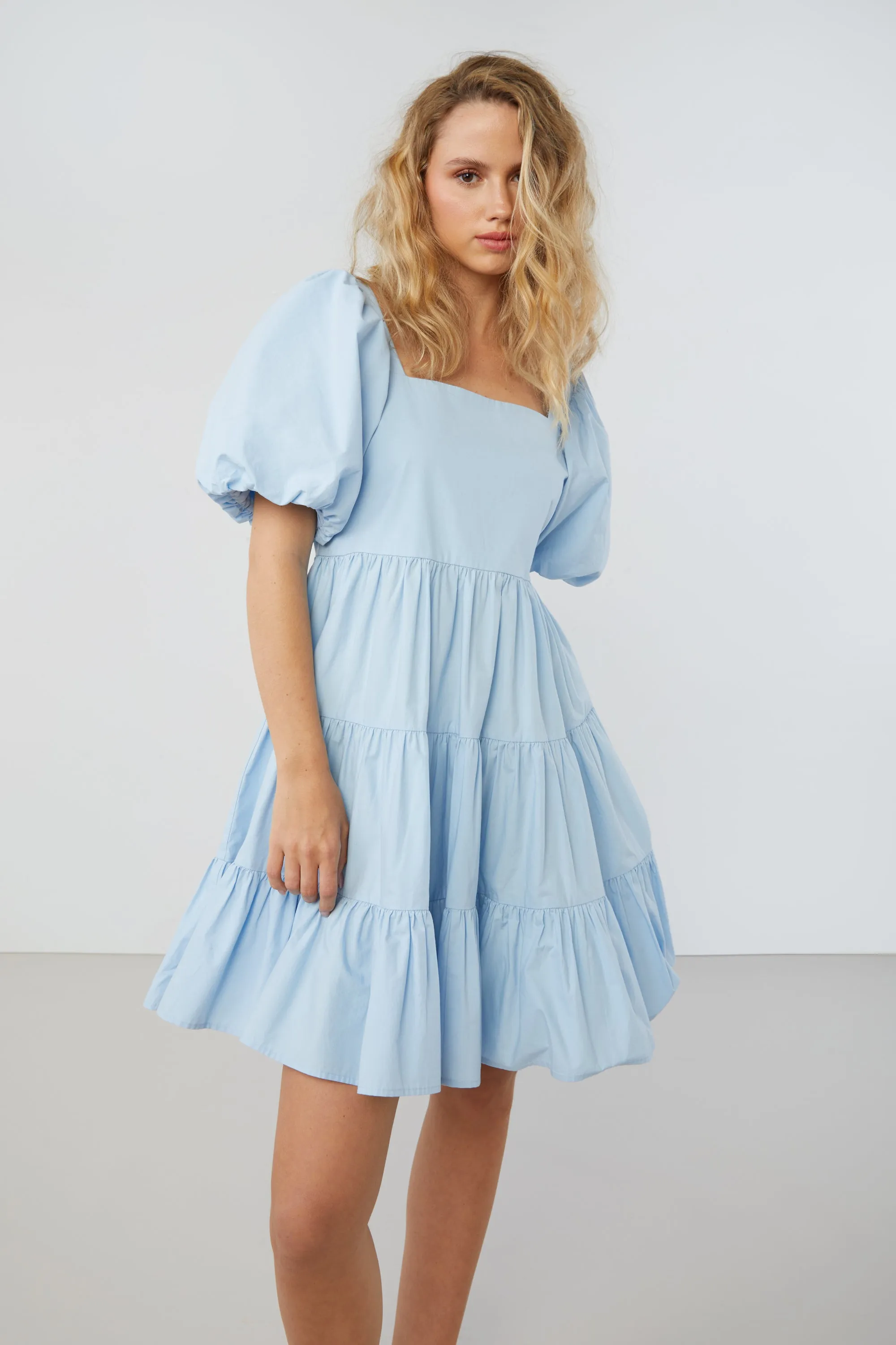 PUFF SLEEVE DRESS
