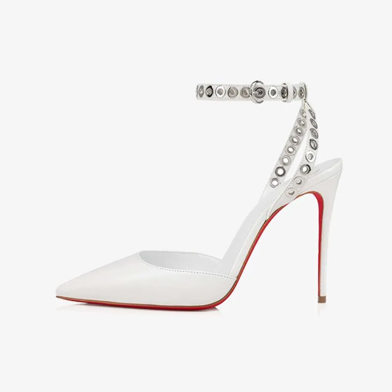 Pump with Choker-Style Ankle Strap