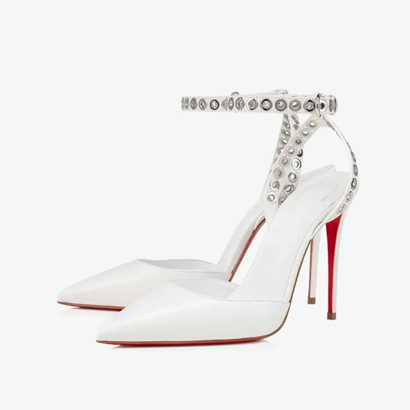 Pump with Choker-Style Ankle Strap