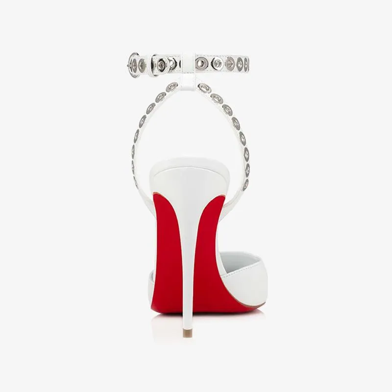 Pump with Choker-Style Ankle Strap