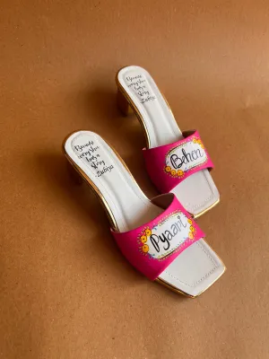 Pyari behen hot pink Heels