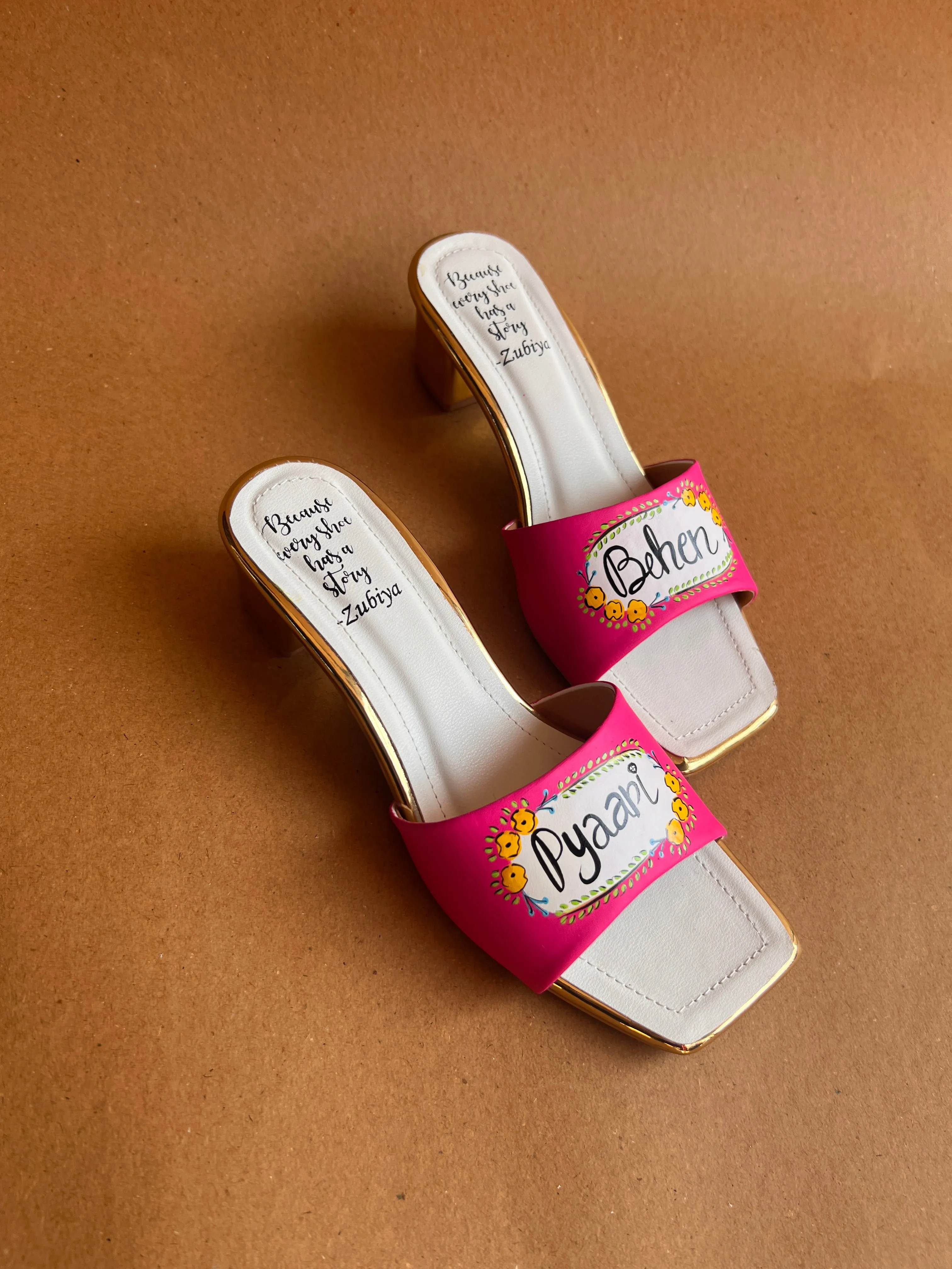 Pyari behen hot pink Heels