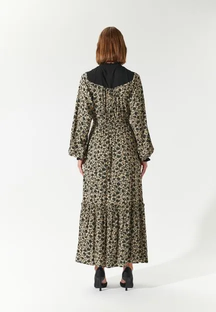 Rayana Crocus Creme Print Dress