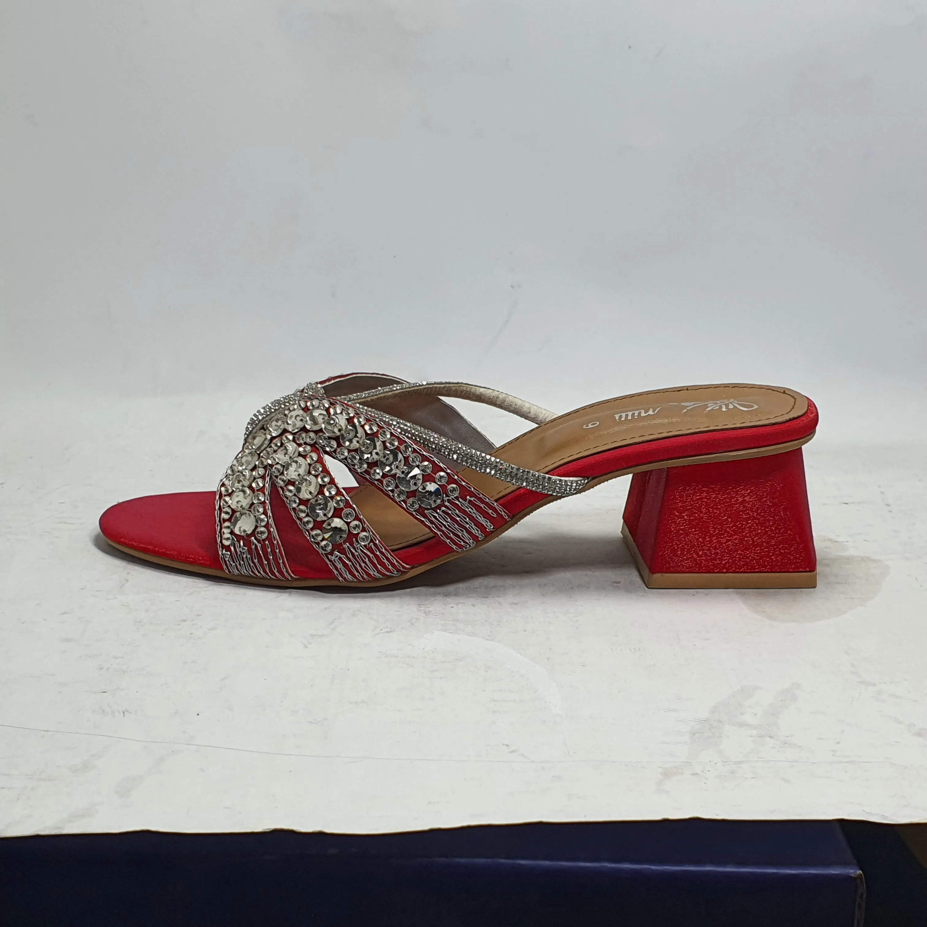 Red | Fancy heel for Women
