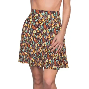 Rock the Look Birds Pattern Womens Skater Skirt