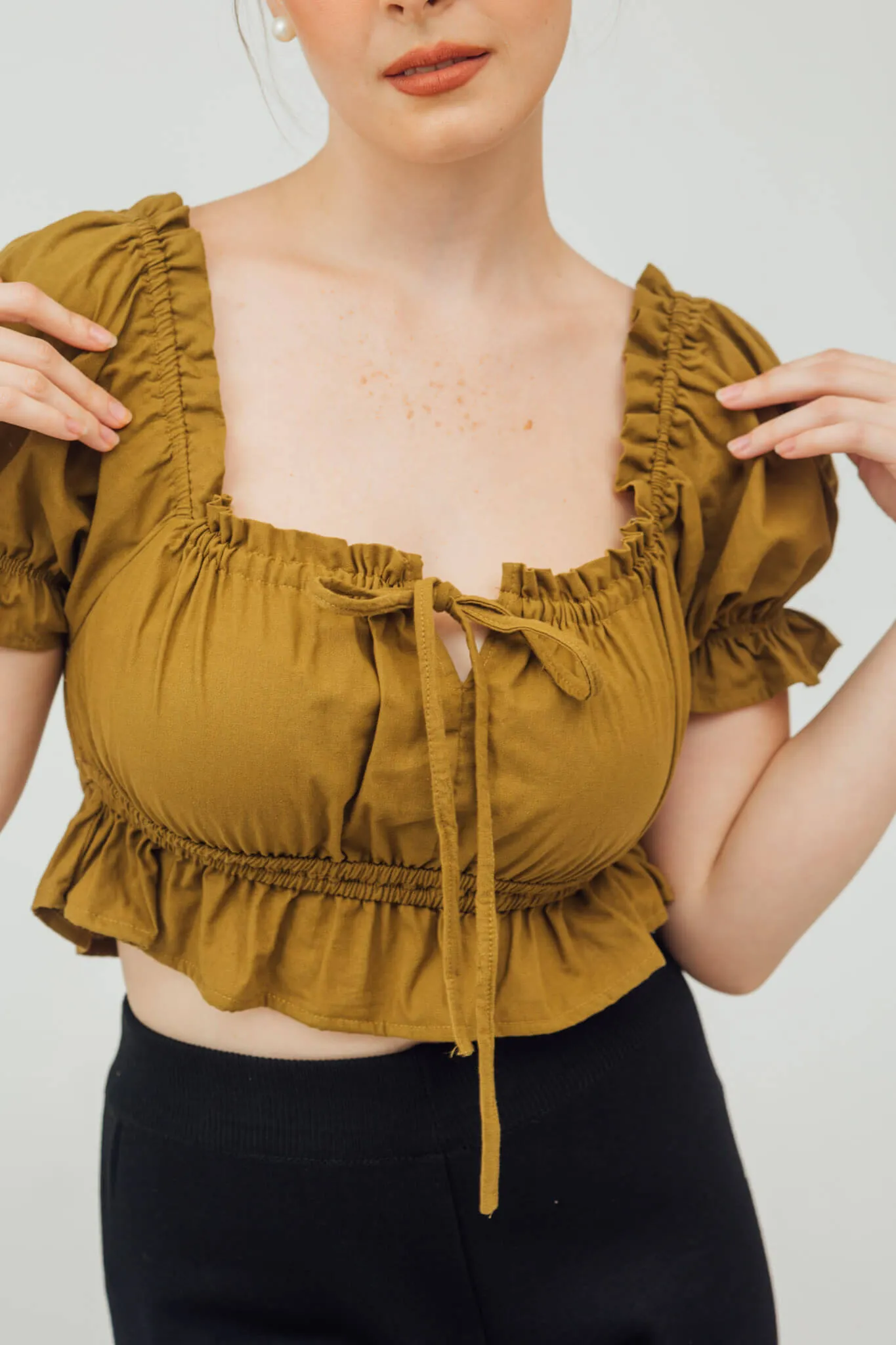 Rory Puff Sleeve Peplum Top