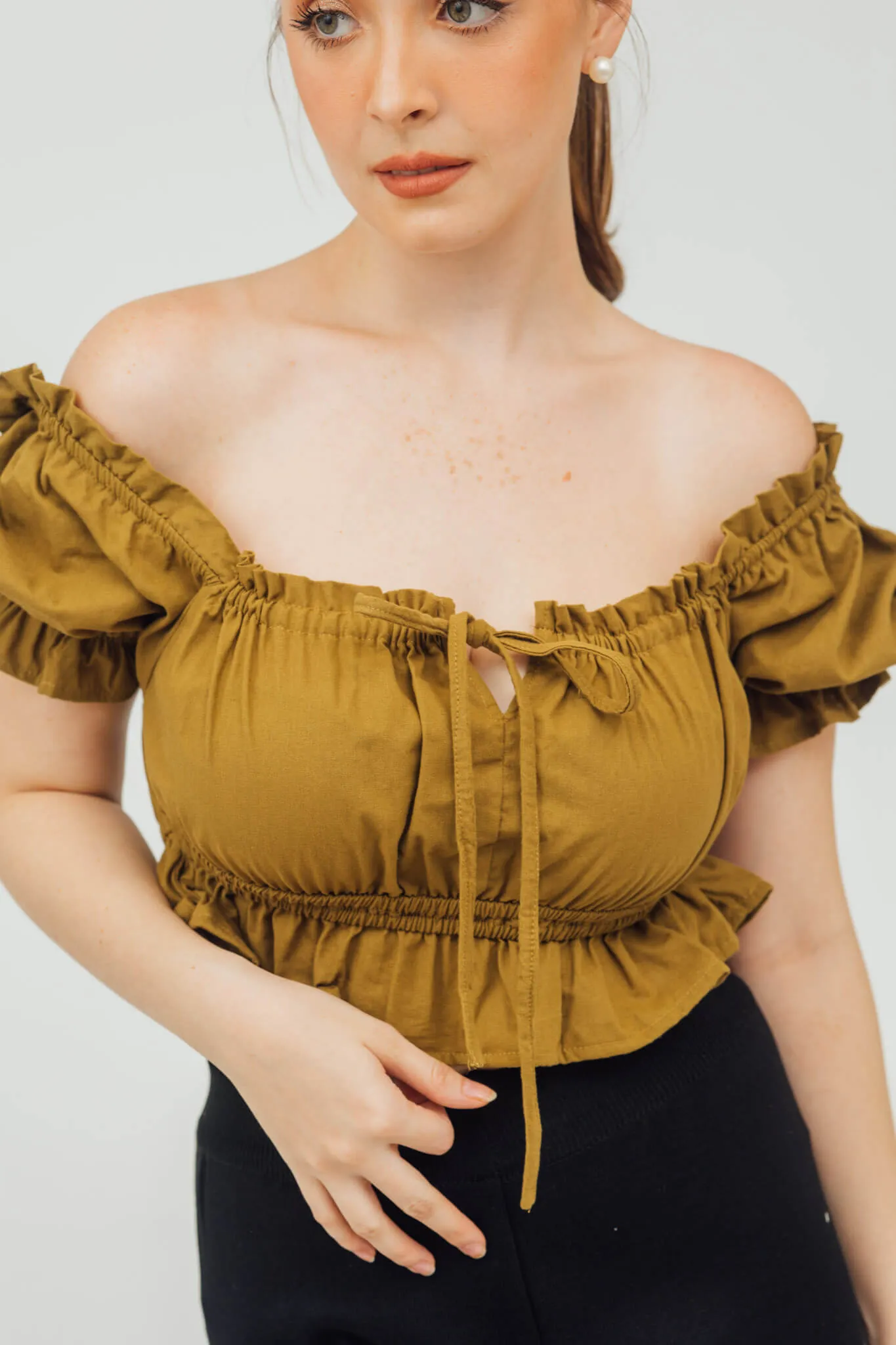 Rory Puff Sleeve Peplum Top