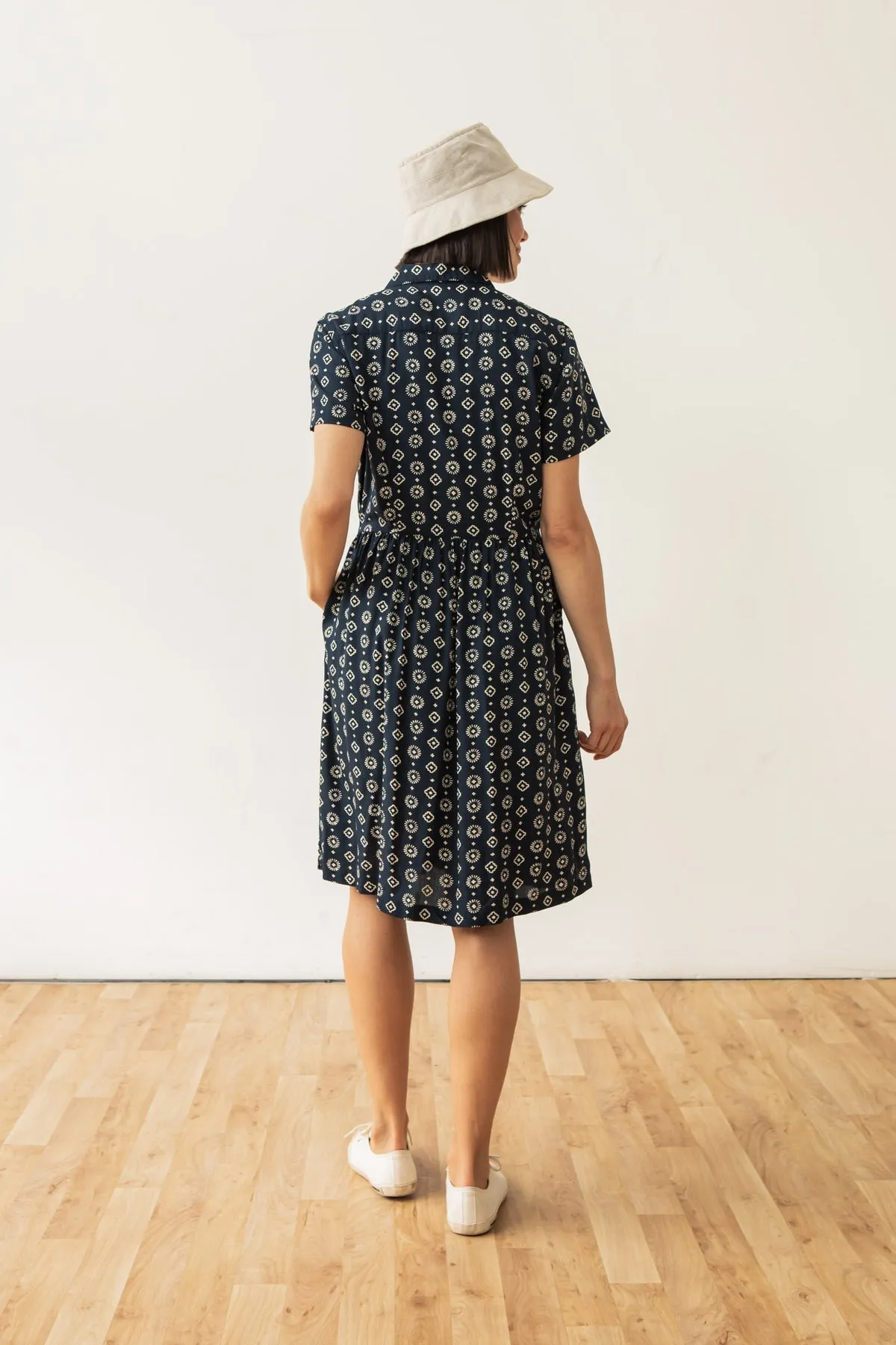 Ruby Shirt Dress - Midnight Sundance