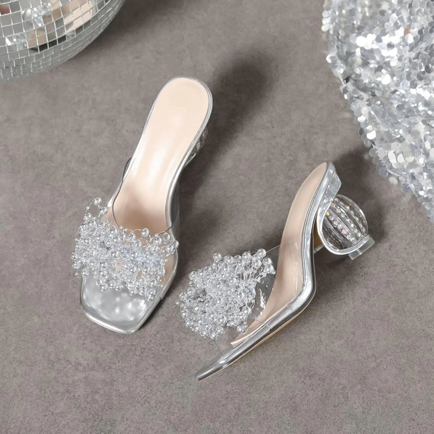 Sandal Heels for Women Chunky Heels for Women Ankle Strap Chunk High Heel Sandal Buckle Stylish Sandals