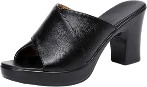 Sandal Heels for Women Chunky Heels for Women Chunk High Heel Chunk Low Heel Sandals Ankle Strap Comfortable Sandal