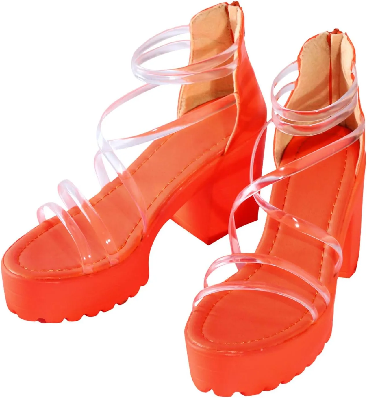 Sandal Heels for Women Chunky Heels for Women Comfortable for Prom Party Daily Wear Sandal Stylish Buckle Sandals