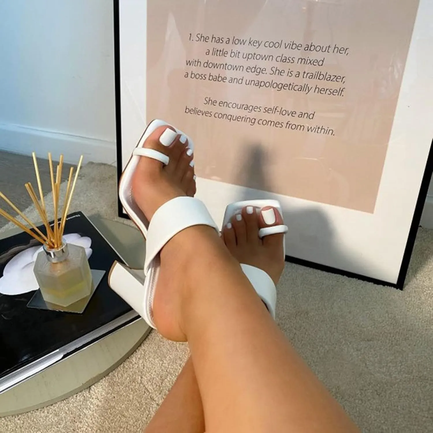 Sandal Heels for Women Chunky Heels for Women Stylish Open Toe Sandal Comfortable Chunk High Heel Sandals