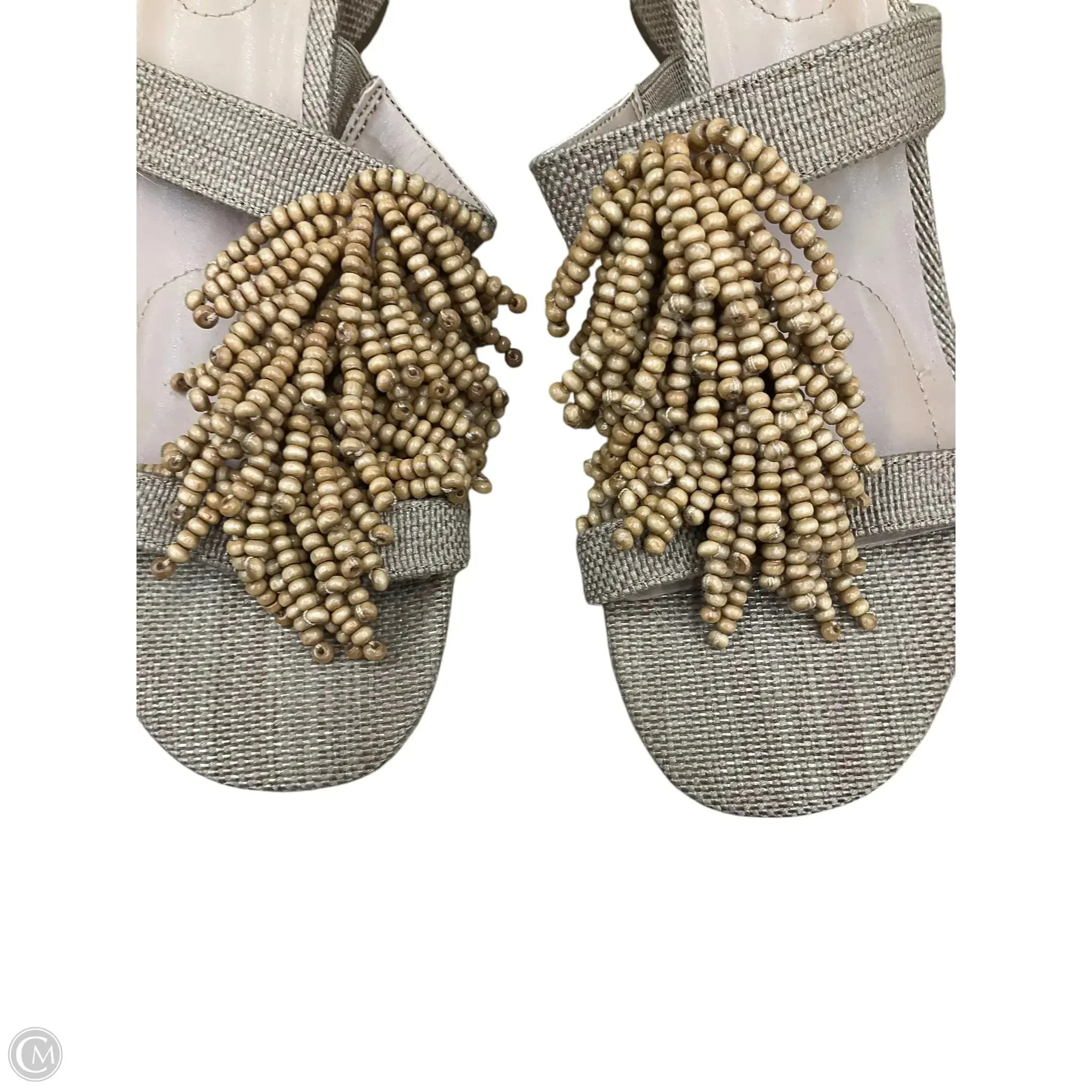 Sandals Heels Block By Chicos In Brown, Size: 6