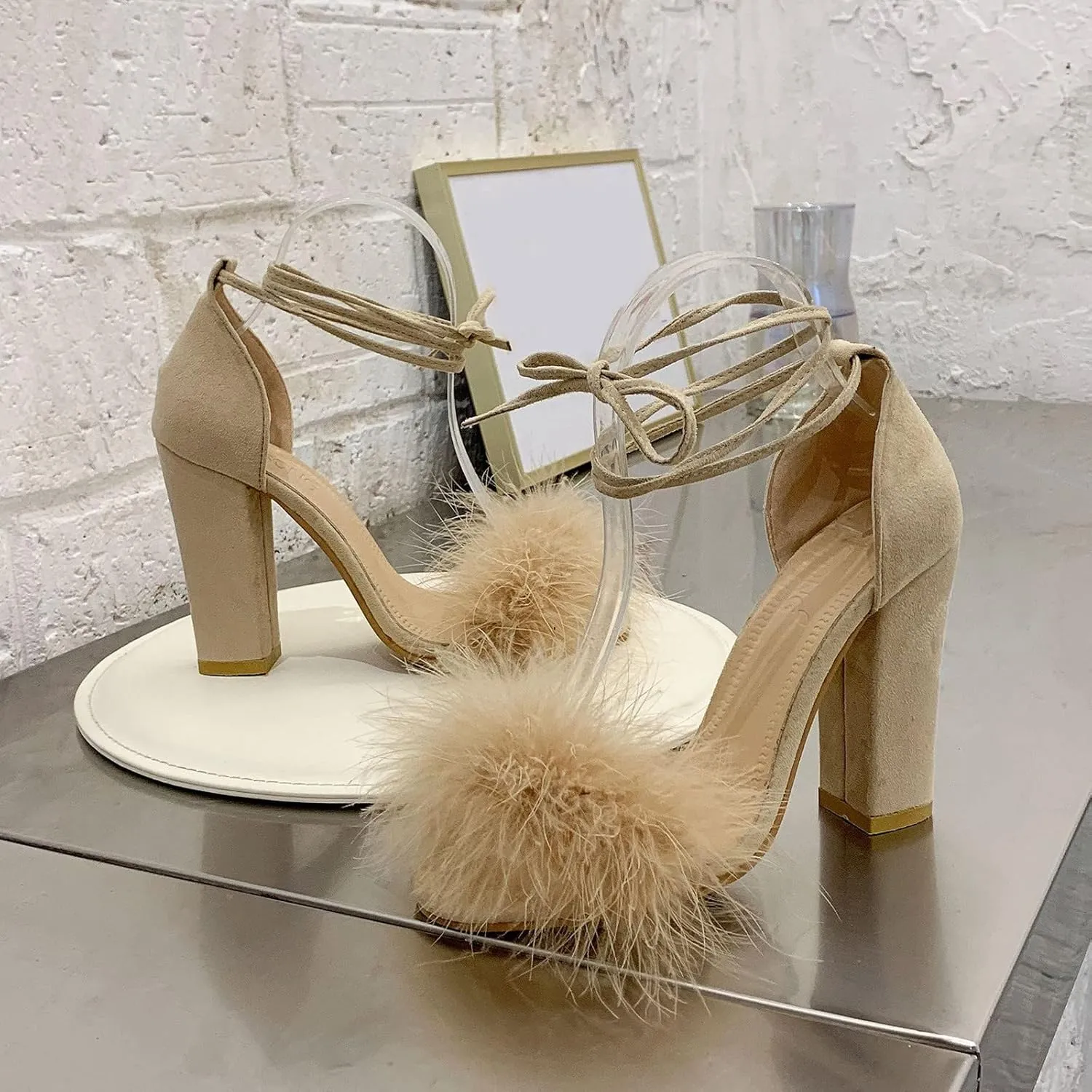 Sandals Super Thick And Heel With Ankle Women's Shoes Fashion High Straps Women Sandals