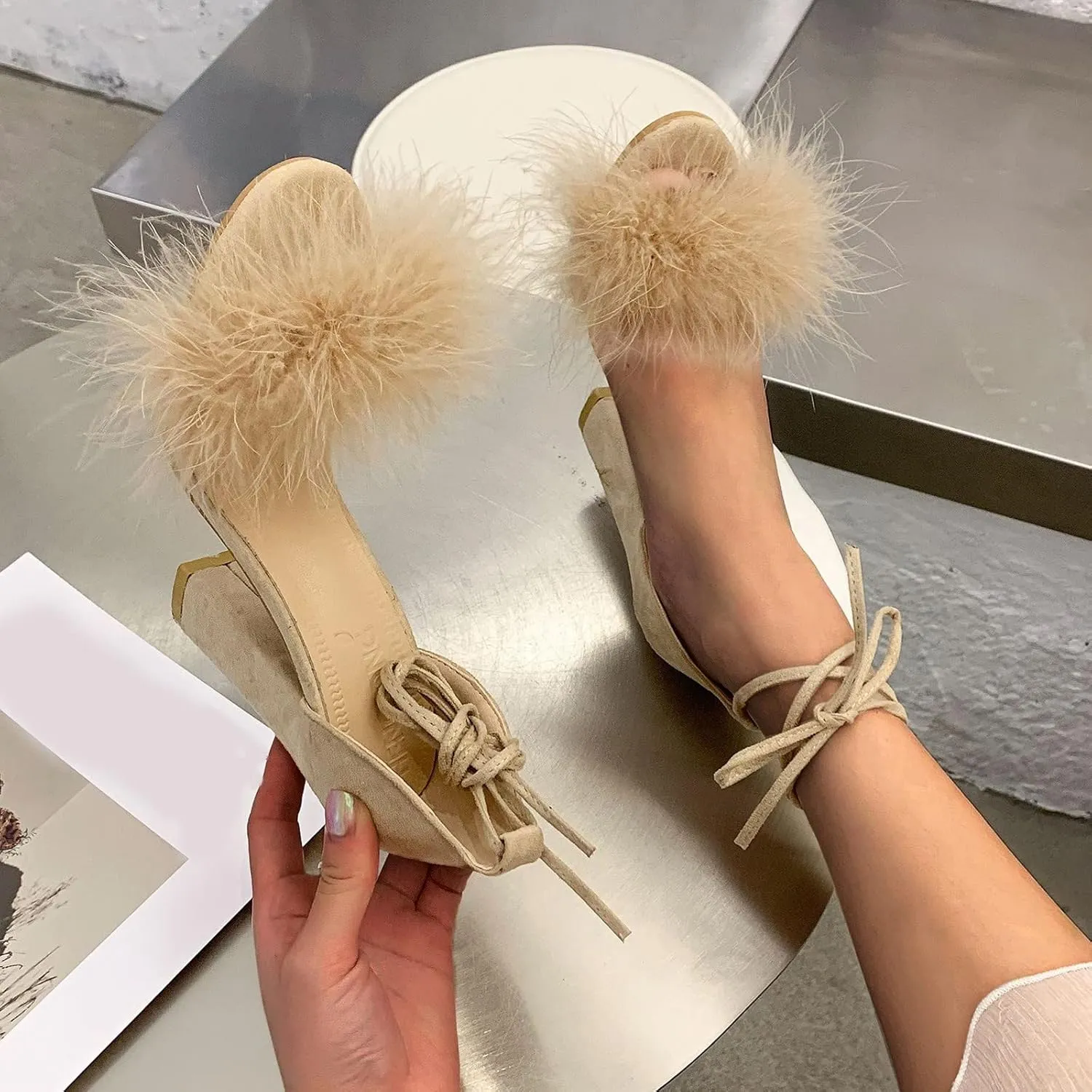 Sandals Super Thick And Heel With Ankle Women's Shoes Fashion High Straps Women Sandals