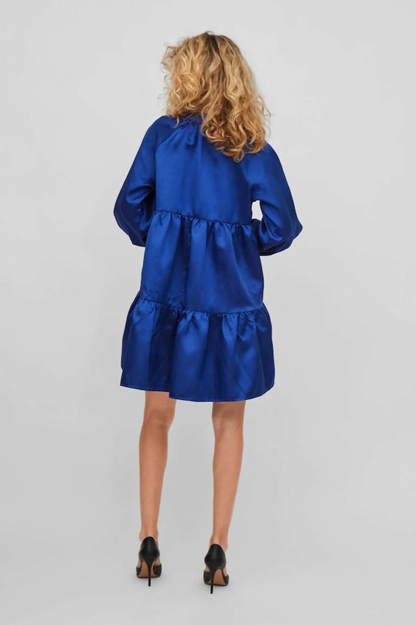 Shina Short Dress - Mazarine Blue