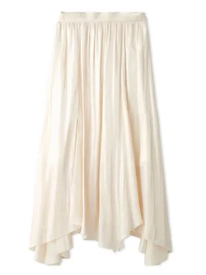 Shiny Flared Skirt