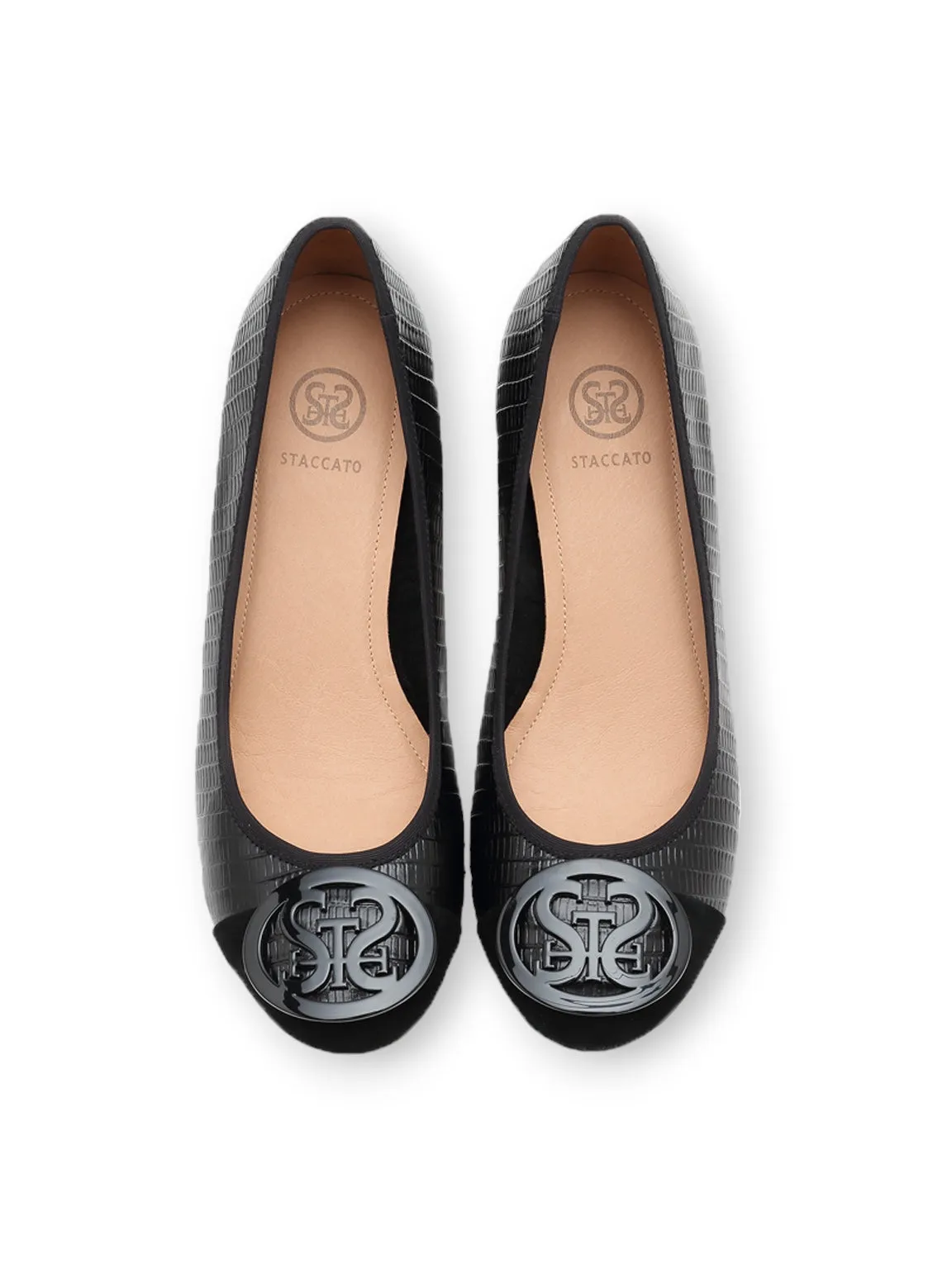 Signature Logo Block Heel Pumps