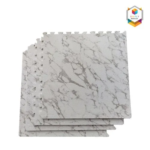 Simply Modular Puzzle Mat (6 Tiles) - Marble