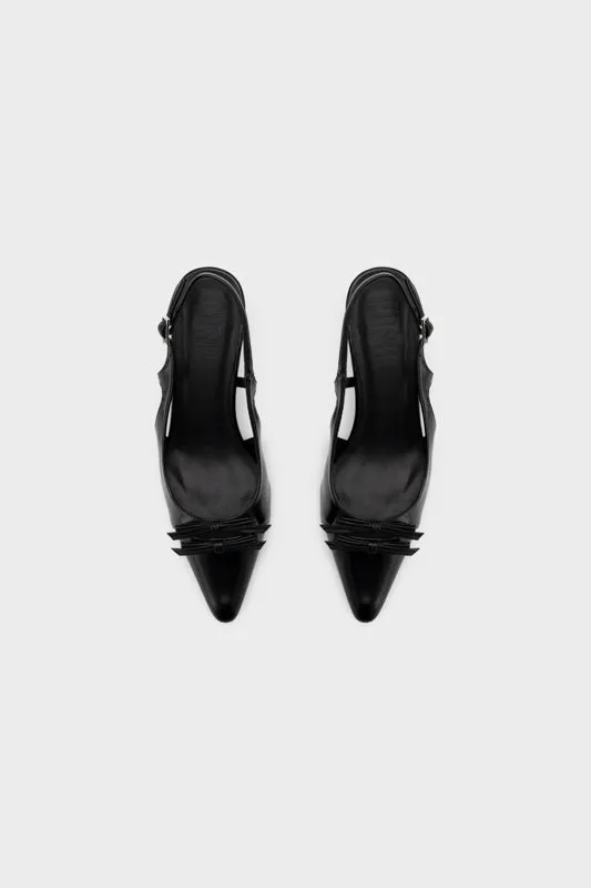SLINGBACK HEEL WITH BOW
