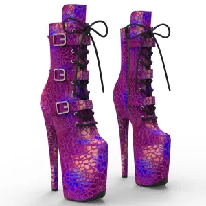 Sophia Strap Up High Heels - 8 Inches