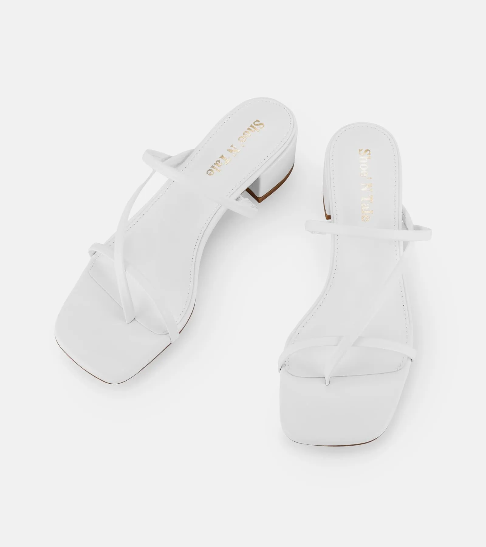 Square Toe Low Heels