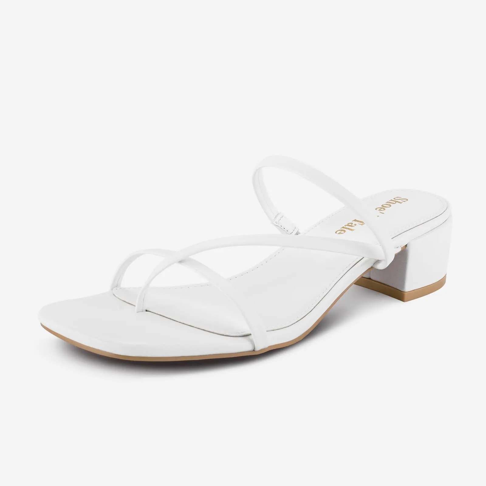Square Toe Low Heels