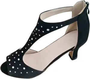 Strappy Heels Dressy Women's Sparkly Heels Sandals Sandal Heel Womens Ankle Strap Pump Sandals