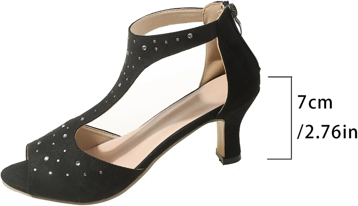 Strappy Heels Dressy Women's Sparkly Heels Sandals Sandal Heel Womens Ankle Strap Pump Sandals